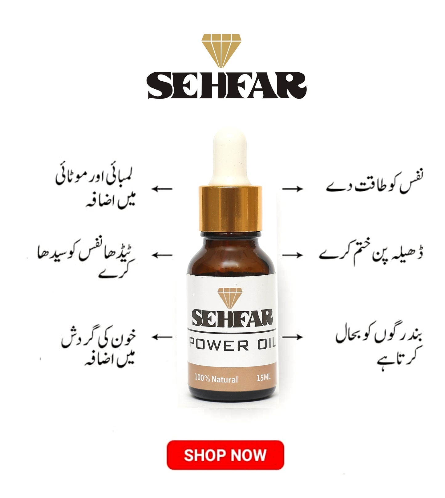 9 Inch Power Oil by SEHFAR